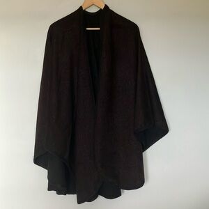 Brian Weisz 100% cashmere Made in England Paisley Women's Cape